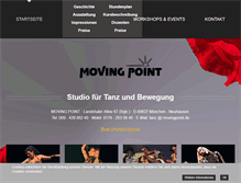 Tablet Screenshot of moving-point.de